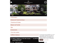 Tablet Screenshot of cotesaintjacques.com